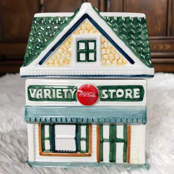 Vintage Coca-Cola Canister Collection 'Variety Store' Miniature Canister - Picture 2 of 9